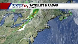 WPRI 12 Weather Now 10624 Clouds Increase Tonight Rainy Cool Weather Monday [upl. by Afital]