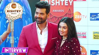 Zee Rishtey Awards 2024 Shabir Ahluwalia amp Keerti Nagpure On Award Upcoming Twist Team Work [upl. by Jacquenetta]