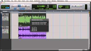 Loop Recording and Selecting Alternate Takes in Pro Tools [upl. by Ackerley]