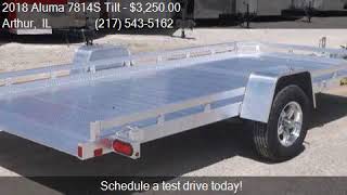 2018 Aluma 7814S Tilt Aluminum Tilt Trailer for sale in Arth [upl. by Fenelia]