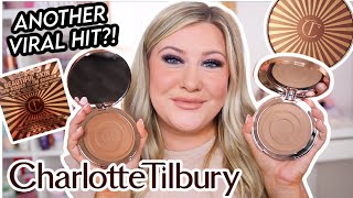 CHARLOTTE TILBURY CREAM BRONZER REVIEW  DEMO SHADES FAIR amp MEDIUM [upl. by Nirro]