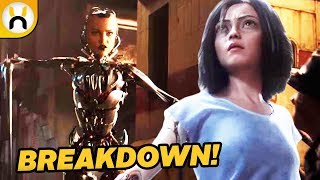 Alita Battle Angel Official Trailer BREAKDOWN [upl. by Einalem]