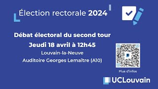 Election rectorale 2024 débat du second tour [upl. by Kurzawa]