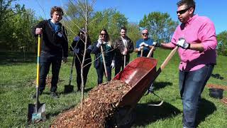 Hiram Walker amp Sons plant trees [upl. by Airamasor]