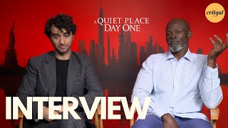 A Quiet Place Day One  Alex Wolff  quotReubenquot amp Djimon Hounsou  quotHenriquot  Interview [upl. by Jasen]