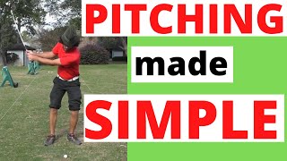 Golf Pitching Made Easy  The Simplest Way to Pitch a Golf Ball [upl. by Hadeehsar]