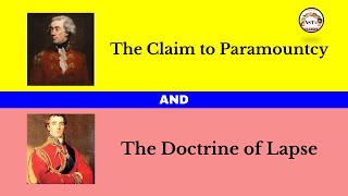 The Claim to Paramountcy  The Doctrine of Lapse [upl. by Ygief]