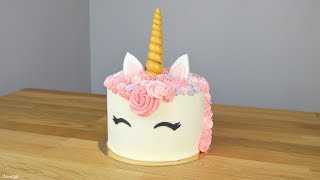 GÂTEAU LICORNE   UNICORN CAKE [upl. by Ipoillak]