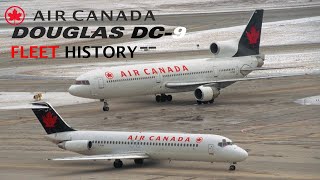 Air Canada Douglas DC9 Fleet History 19662002 [upl. by Litha]