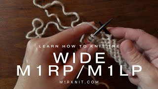 Knitting Tutorial How to Purl the WIDE M1RM1L Increase for Raglan Sweaters  BeginnerFriendly [upl. by Cher]