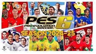 PES 6  Gudpley Patch Season 202425 V1 WINTER PC  DOWNLOAD [upl. by Yecak]