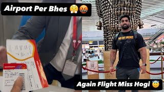 Worst Flight Experience Of My Life😡 Delhi to Bangalore Flight Missed😓 Nitin Chandila [upl. by Repooc]