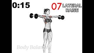 Upper Body Workout At Home workout dumbell armsworkout [upl. by Nairret291]