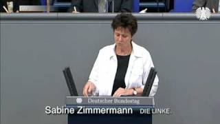 Sabine Zimmermann DIE LINKE Zweiklassenarbeitsverwaltung endlich beseitigen [upl. by Eelir]