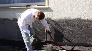 How to dash a stucco finish with a Dash Brush [upl. by Acenes685]