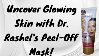 Dr Rashel peel off mask  Honest Review  Remove black heads [upl. by Alaecim924]