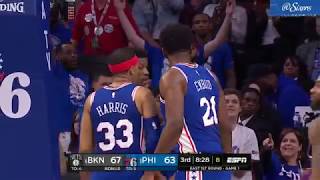 Joel Embiid  Game 1 Highlights vs Brooklyn Nets 41319 [upl. by Gruchot]