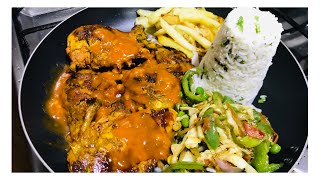 Chicken Sizzler Platter Recipe in Urdu Hindi by cheffing skills [upl. by Kort]