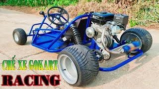 Nâng Cấp Gokart 3000w Lên XE Gokart RACING Động Cơ Xăng 200cc CVT [upl. by Meyeroff]