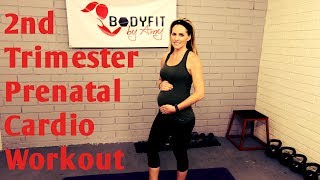 20 Minute 2nd Trimester Prenatal Cardio Workout but good for ALL Trimesters of Pregnancy [upl. by Morita726]