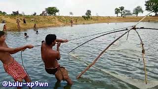 ଦେସ୍ ମାରା  everybody allowed for fishing 🎣 buluxp9wn fishing netfishing vlog villagefishing [upl. by Eliathan]