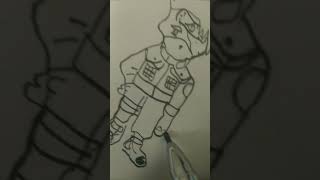 kakashi drawing 👌 [upl. by Yrrag]