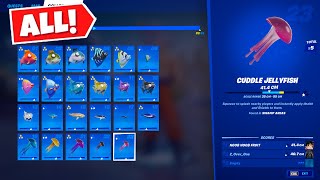 NEW ALL 23 FISH COLLECTION FORTNITE CHAPTER 3 SEASON 4 FISHING COLLECTION ALL LOCATIONS FISHING BOOK [upl. by Almund798]