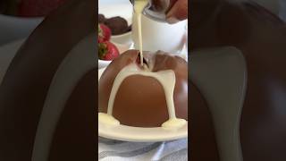 ✨How to make a melting chocolate dome dessert✨ dessertrecipes [upl. by Dav]