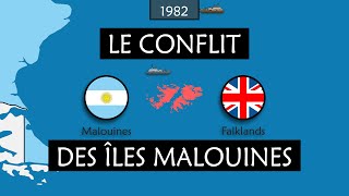 Les Îles Falkland  Malouines  Le conflit entre le RoyaumeUni et lArgentine résumé sur cartes [upl. by Ahsial434]