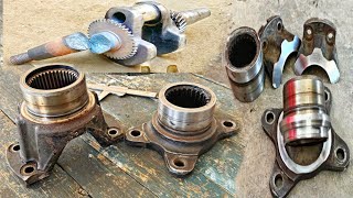 Pinion Flange Replacement amp Generator Crankshaft Repair  Expert Workshop Fixes [upl. by Alleul]