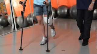 ERGOBAUM Three Point Crutch Gait [upl. by Ehman634]