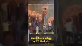 Illumination by IIT KGP Students iit education diwali diwalispecial diwalirangoli diwali2024 [upl. by Spain398]