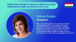 Positive psychological aspects of gifted education Wellbeing and high performance at school [upl. by Nareht172]