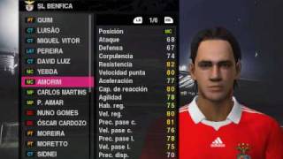 PES 2010 Faces  SL Benfica [upl. by Caine]