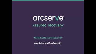 Arcserve UDP v65 Installation [upl. by Abramson776]