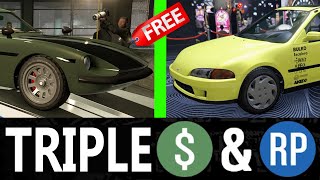 GTA 5  Event Week  TRIPLE MONEY  Vehicle Discounts amp More [upl. by Atnoved]