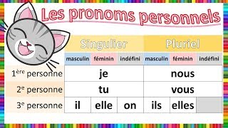 Les pronoms personnels [upl. by Trip]