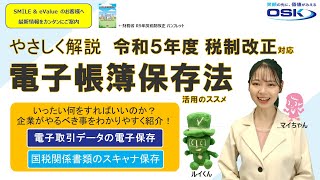 やさしく解説 電子帳簿保存法 ～令和５年度税制改正対応～ 活用のススメ [upl. by Aidnic885]