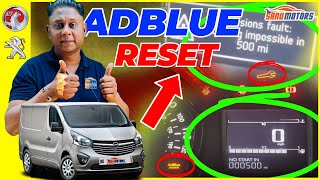 Vauxhall Vivaro AdBlue Warning amp Fault Code Reset  Diagnostic Guide ║Sanu Motors with Charlie [upl. by Annaxor]