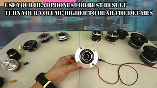 STOP BUYING CRAP 12 Mid Weight Tweeters BEST SELLERS Sound test and Over Look [upl. by Eecart]