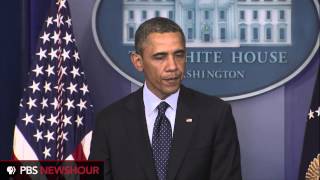 President Obama Addresses the Boston Marathon Explosions [upl. by Myna596]