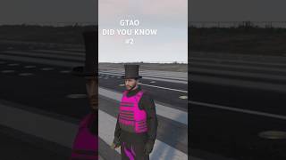 GTAO DID YOU KNOW gtao gta gta5 gtafacts funfact gaming viral trending [upl. by Pax749]