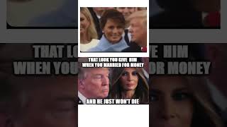 🚨Melania hatesloves Donald ❤️ 😂 What do you think [upl. by Anilegnave]