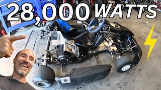 How to build an INSANE electric Go kart [upl. by Makell]