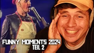 Ach TILL😂Reaktion auf  RAMMSTEIN BEST  FUNNY MOMENTS 2024  PtrckTV [upl. by Fry683]