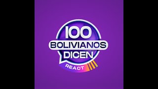 100 Bolivianos Dicen React [upl. by Atilehs]