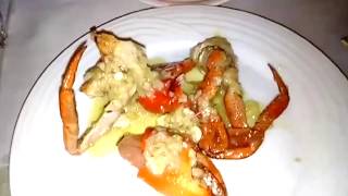 BUTTER GARLIC CRAB MEAT amp SQUID MASALA In MUMBAI  Indian Cuisine [upl. by Lowndes]