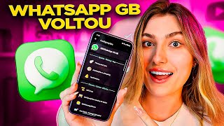 WHATSAPP GB VOLTOU 🥳FINALMENTE PODEMOS USAR SEM ESPELHAR [upl. by Sivahc]