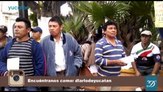 Manifestación de campesinos de Cuzamá [upl. by Ailefo]