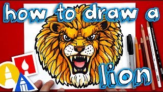 How To Draw A Realistic Lion [upl. by Cinimod]